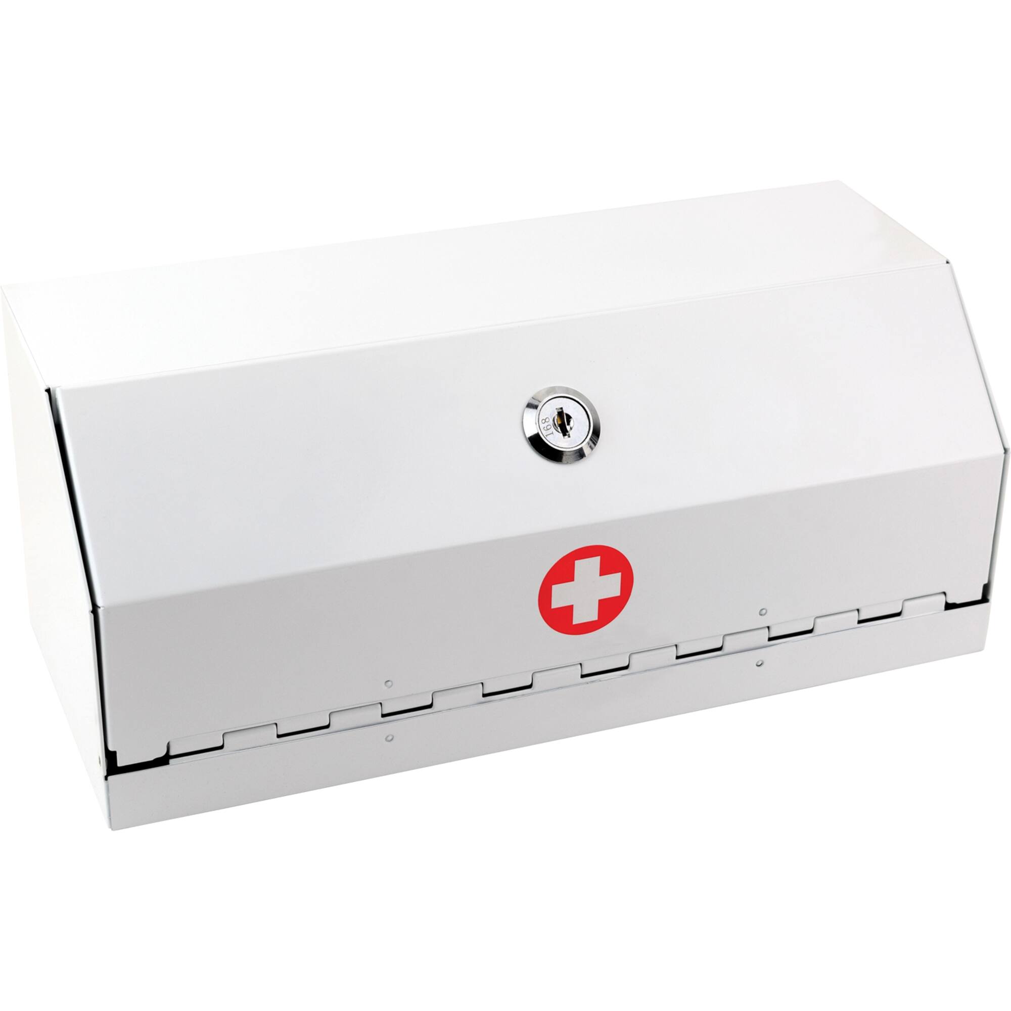 Helix® White Locking Prescription Drug Cabinet